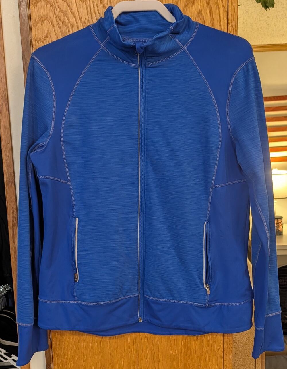 🏖️Women's Large Tangerine Zip Shirt